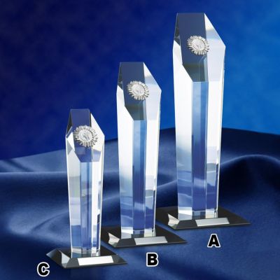 クリスタルトロフィー S-YC-4959 | トロフィー・メダル・優勝カップ